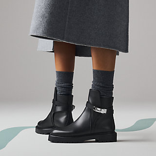 Jeff ankle boot - Black | Hermès Mainland China